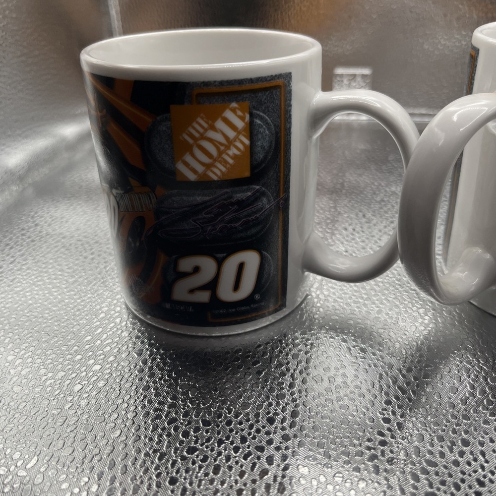 Lot Of 2 Tony Stewart Coffee Mugs Home Depot NASCAR #20 - Picture 13 of 16